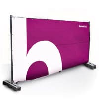 Werbebanner und Bauzaunbanner für Außenwerbung